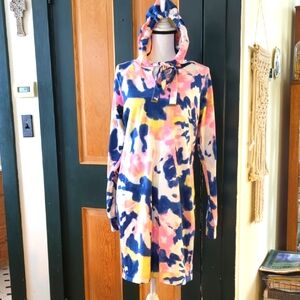 Bobbie Brooks Hooded Mini Dress Sz XL